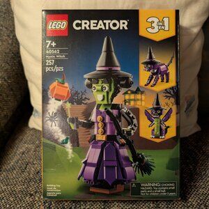 LEGO Creator 3-in-1 Witch Set - Green, Purple, and Black 40562 - New Sealed